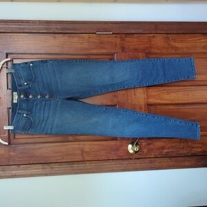 Madewell Button fly medium wash jeans